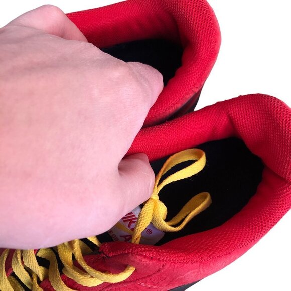 Rare 2014 Nike Air Force 1 Low Red Paisley Size 11 - Picture 9 of 13